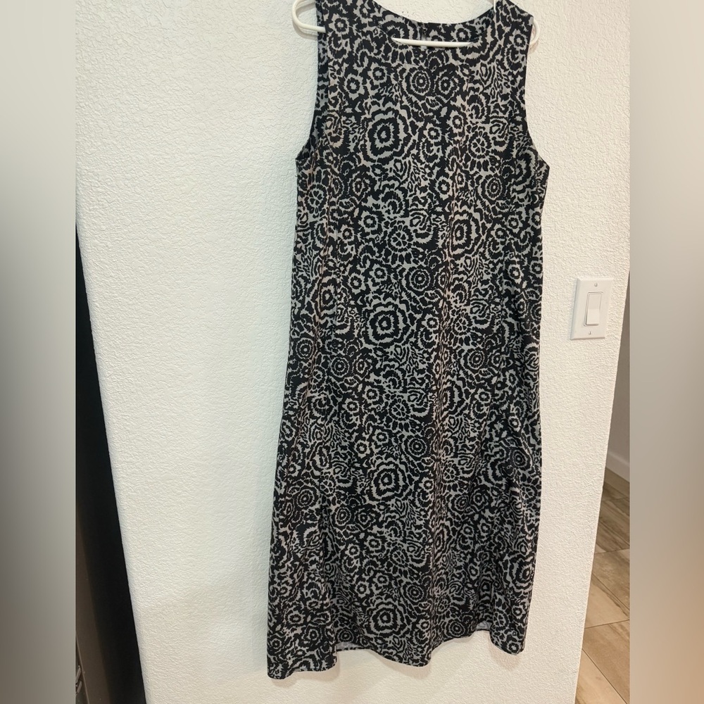 RipSkirt Black and Gray Patterned  dress